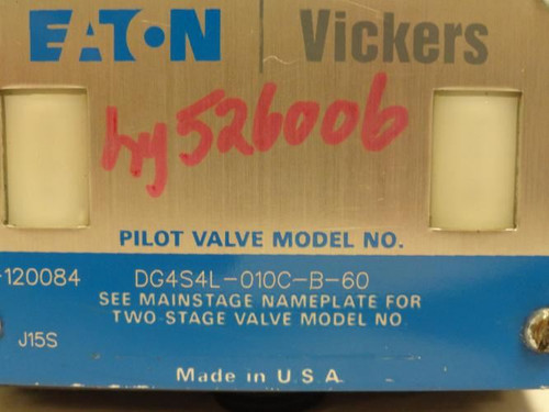 Eaton DG4S4L-010C-B-60; Directional Control Valve; 110/120V