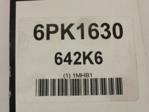 Bando 642K6; Serpentine Belt; 6PK1630; 1MHB1; 64.2"