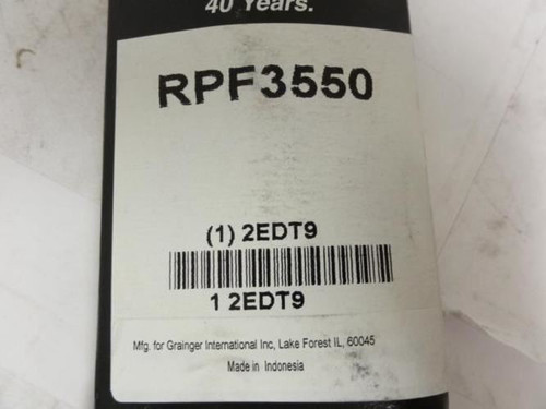 Bando 2EDT9; Auto V-Belt; Industry Number RPF3550