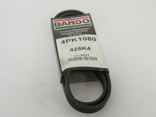 Bando 4PK1080; Serpentine Belt 425K4; 4-ribs 42.5"L; 1MGF4