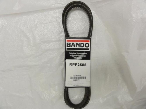 Bando 2EDF6; Auto V-Belt; Industry Number RPF2585
