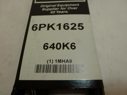 Bando 640K6;  Serpentine Belt 6PK1625