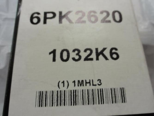 Bando 1MHL3; Serpentine Belt; 103.2"Long; Number 1032K6