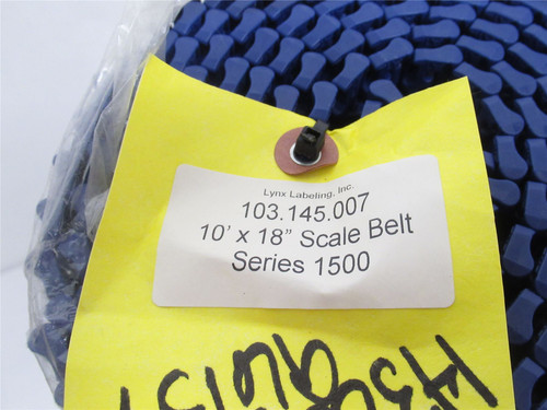 Lynx Labeling 103.145.007; Case Scale Belt; 18" Wide x 10' L