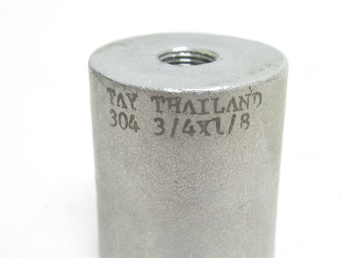 Industry-Std 1LUY1; Reducer Coupling; SS-304; 3/4 x 1/8NPT