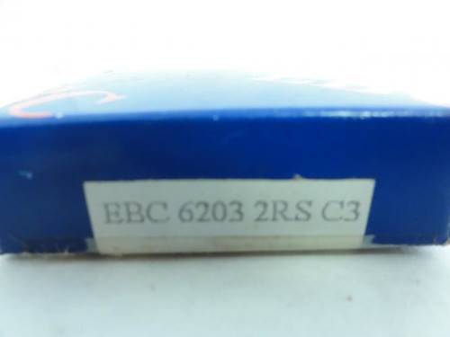 EBC SS6203-2RS-C3; Ball Bearing; 17mm ID; 40mm OD; 12mm W
