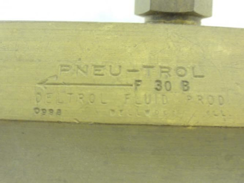 Pneu-Trol F30B; Flow Control Valve; 1/2" NPT; Brass