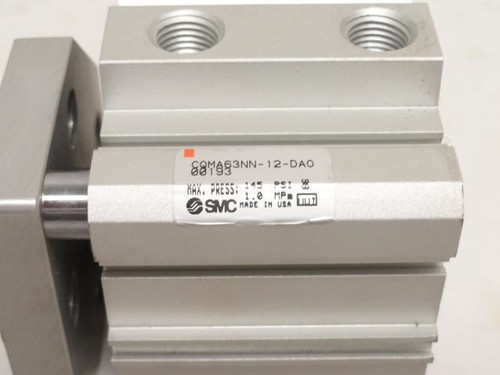 SMC CQMA63NN-12-DA0; Compact Guide Rod Cylinder; 12mm Stroke