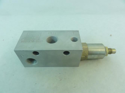 Selling Precision 1SD10-01-B-0-E-C-44647-20; Hyd. Manifold Assy