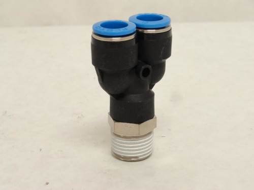 Festo QSY-1/2-12; Y-Fitting 153147; 12mm Tube x 1/2 NPT