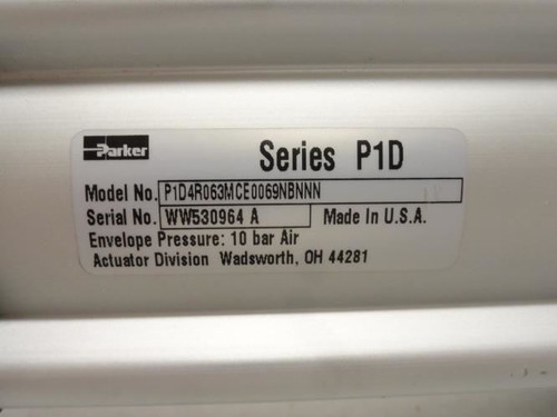 Parker P1D4R063MCE0069NBNNN; Air Cylinder 63mm ID x 69mm Stroke