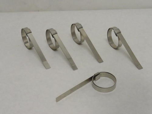 Idex J20299; Lot-5 BAND-IT SS-201; Clamps 3/8" x 0.25" x 1-3/8"