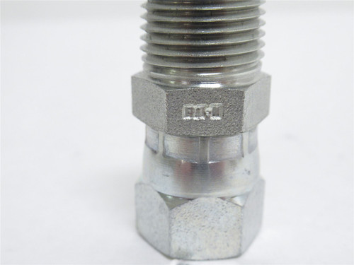 Eaton 2018-6-6S; Straight Hose Adapter; 3/8NPT x 3/8JIC