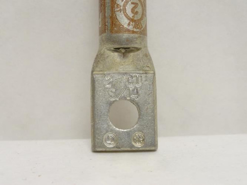 MFG- 2CUS/14; Copper Crimp Connector 1/0AWG; 1/4" Stud