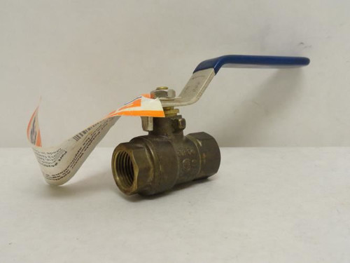 Profitter 405167; Brass Ball Valve; 3/8 FNPT; 600WOG; 150WSP