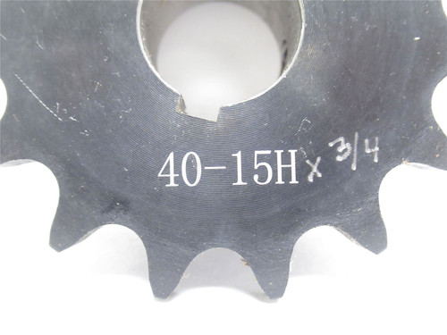 Browning H4015X3/4; Hardened Sprocket #40; 15 Teeth; 3/4"ID