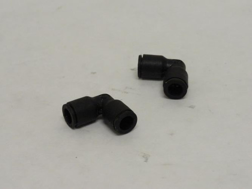 Legris 3102 56 00; Lot-2; Push-to-Connect Elbows; 90Deg; 1/4"