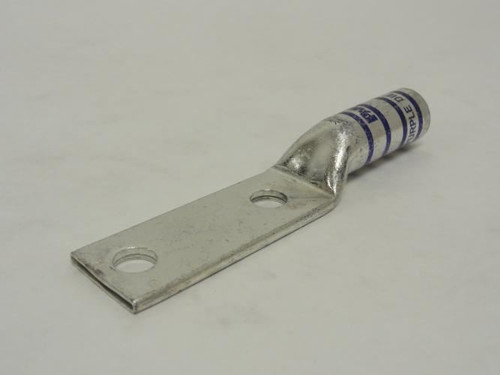 Panduit LCC4/0-38-X; Compression Lug; Two-3/8"  Holes; 4/0 Awg