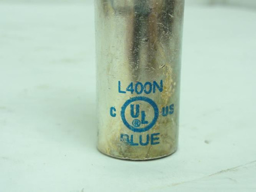 NSI L400N; Compression Lug 2 Hole; 1/2" Stud; 400 MCM; Blue