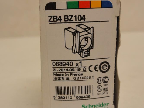 Schneider ZB4BZ104; Switch Mounting Base; 2-NC; 22mm