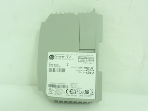 Allen-Bradley 1769-ECR; End Cap/Terminator; 5-24VDC; 0.005A
