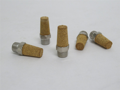 Industry-Std 1A325; Lot-5 Filter/Muffler; 100 MESH; 1/8 MNPT