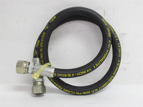 Beech 2104; High Pressure Hose Assembly; 1/4"NPT