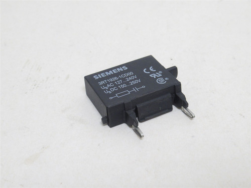 Siemens 3RT1926-1CD00; Surge Suppressor 127/240VAC; 150/250VDC
