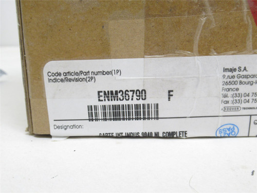 Markem-Imaje ENM36790; Industrial BD Interface Board; 9040NL