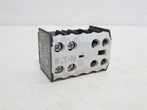 Eaton XTMCX-FA20; Front Mount Aux Contactor 10A; 600VAC; 2-NO