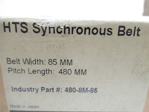 Bando 480-8M-85; HTS Belt 480mmL 85mmW 8mm Pitch