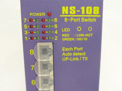 ICP NS-108; Industrial Ethernet Switch; 8-Port