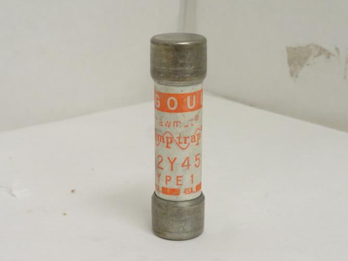 Gould A2Y45; Current Limiting; Ferrule Fuse 45A; 250VAC/500VDC