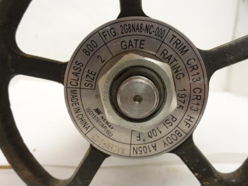Neway 2G8NA8-NC-000; Gate Valve; 2FNPT; 1975PSI