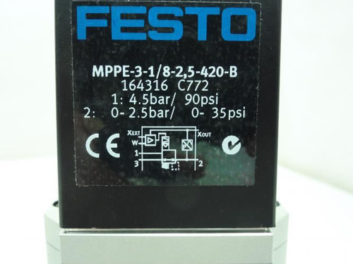 Festo MPPE-3-1/8-2;5-420-B; Pressure Regulator; 164316