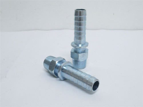 Industry-Std 3LZ74; Lot-2; Barbed Steam Hose Fitting; 3/4"