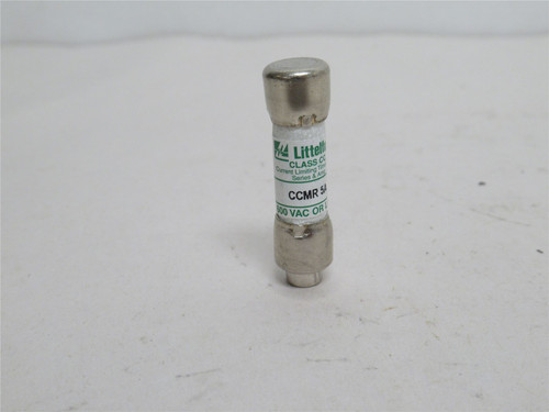 Littlefuse CCMR-5A; Dual Element; Time Delay Fuse; 5A; 600VAC