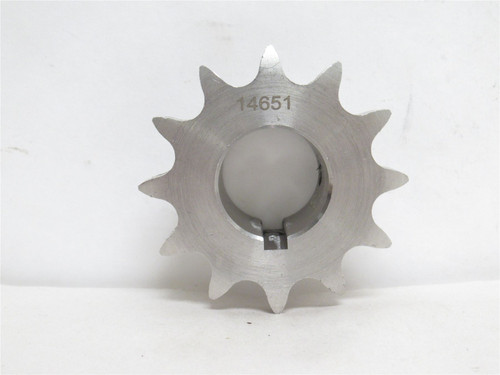 MFG- 40B12SS-7/8; Sprocket #40; SS; 12 Teeth; 7/8"ID