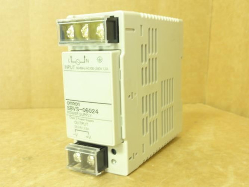 Omron S8VS-06024; Power Supply 100~240VAC In 24VDC 2.5A Out