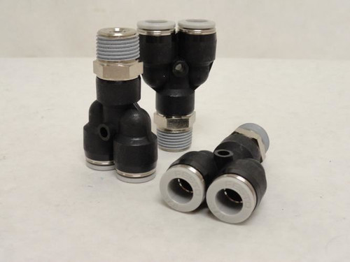 Festo QSY-3/8-3/8-U; Lot-3; Y-Fitting 153746; 3/8"Tube x 3/8NPT