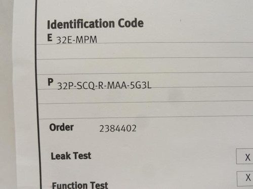 Festo 32P-SCQ-R-MAA-5G3L; Air Solenoid Valve Assembly