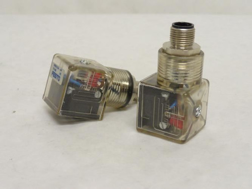 Festo MSSD-C-24-LED-M12-SA; Lot-2; Plug Sockets 178408; 24VDC