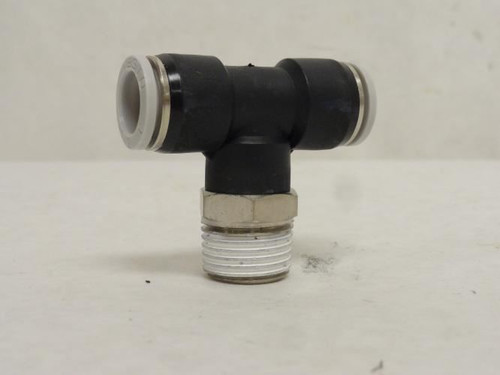 Festo QST-H-1/2-1/2-U-M; T-Fitting 533265; 1/2"Tube x 1/2 NPT