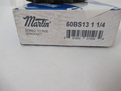Martin 60BS13-1-1/4; Sprocket #60 1.25"ID 13 Teeth