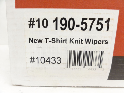 Trimaco 10433; Lot-2; SuperTuff White T-Shirt Knit Rags; 8LBS