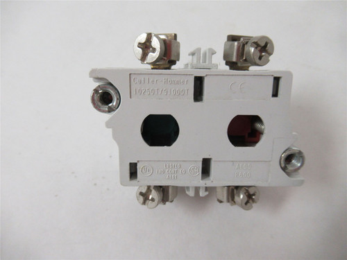 Cutler Hammer 10250T1;  Contact Block 1NO/1NC 30mm