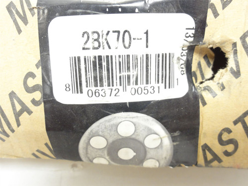Masterdrive 2BK70-1; Light-Duty V-Belt; 2Gr; 1-1/8"ID