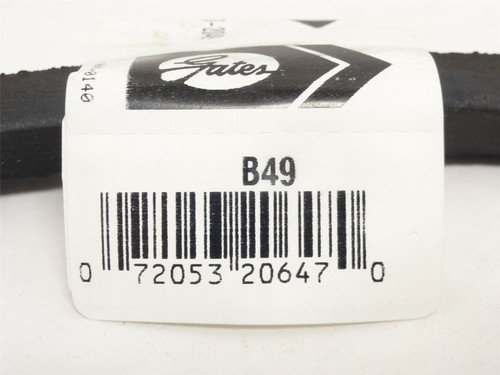 Gates B49; V-Belt 9003-2049; 52" Long x 21/32" Width