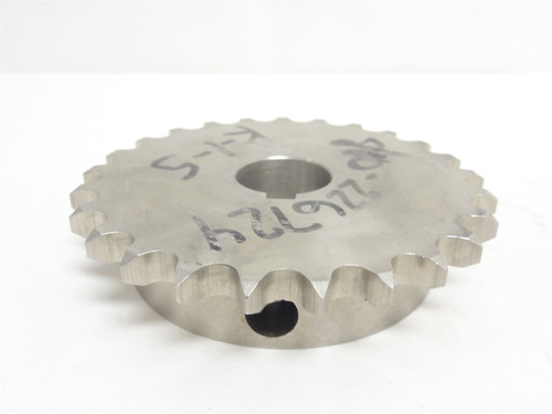 MFG- 40B25SS-1; Sprocket #40; SS; 25 Teeth; 1"ID