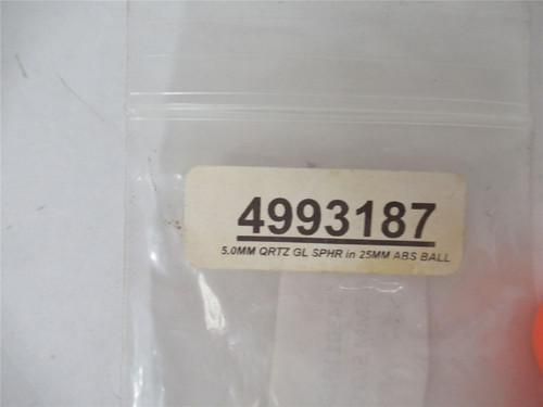 Peco 4993187; Lot-2  5.0mm QRTZ Gl Sphr 25mm ABS Balls